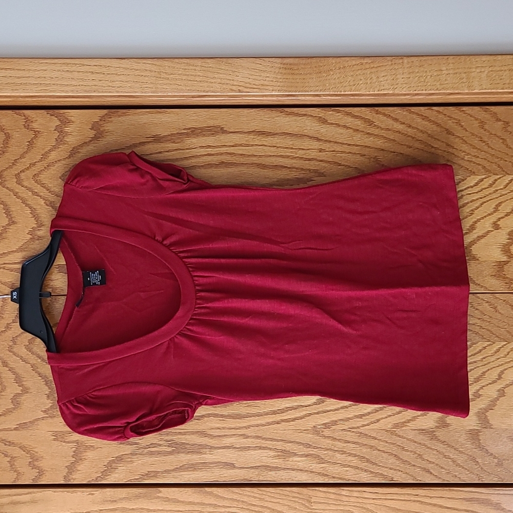 Vanity Medium red shirt